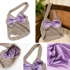 Multicolour Crochet Tote Bag