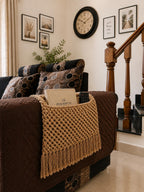 Macrame Sofa Armrest Caddy