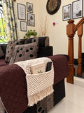 Macrame Sofa Armrest Caddy
