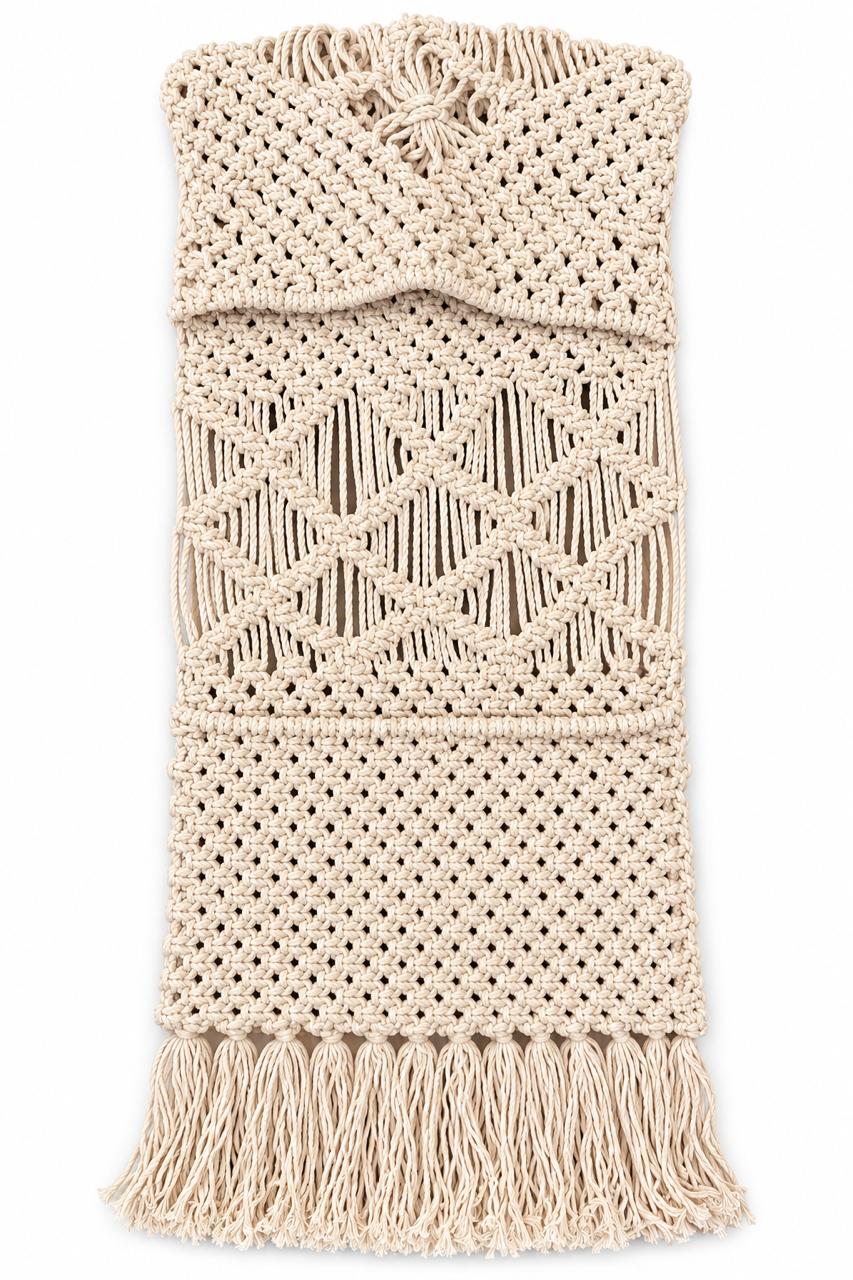 Macrame Sofa Armrest Caddy