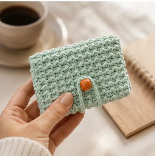 mint-green-handmade-crochet-mini-wallet